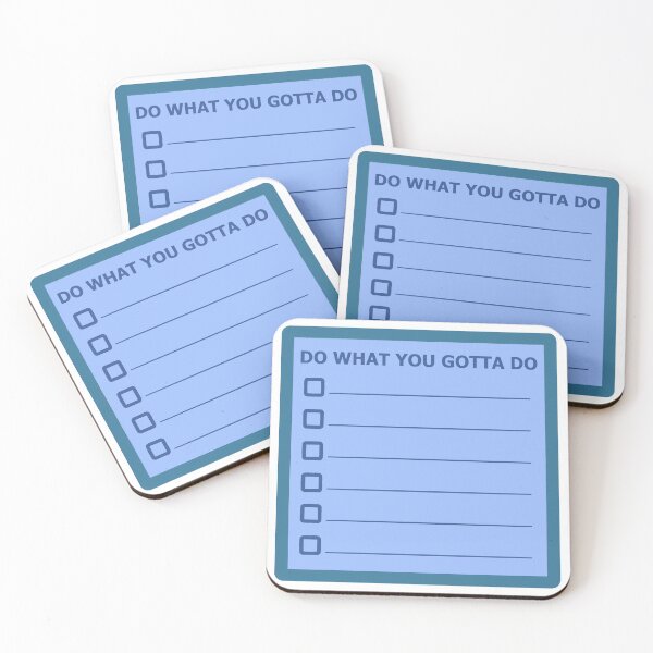 Item preview, Do What You Gotta Do To-Do List designed and sold by sporadicdoodlin.