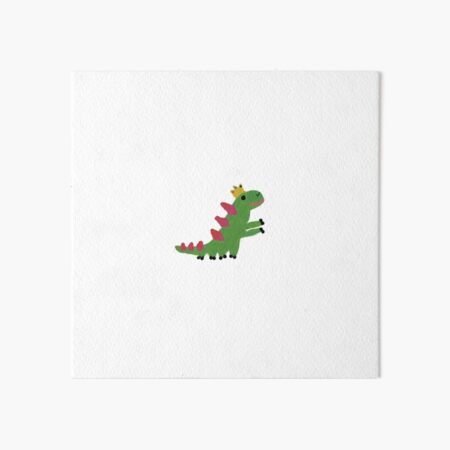 KING REX DINOSAUR Art Board Print