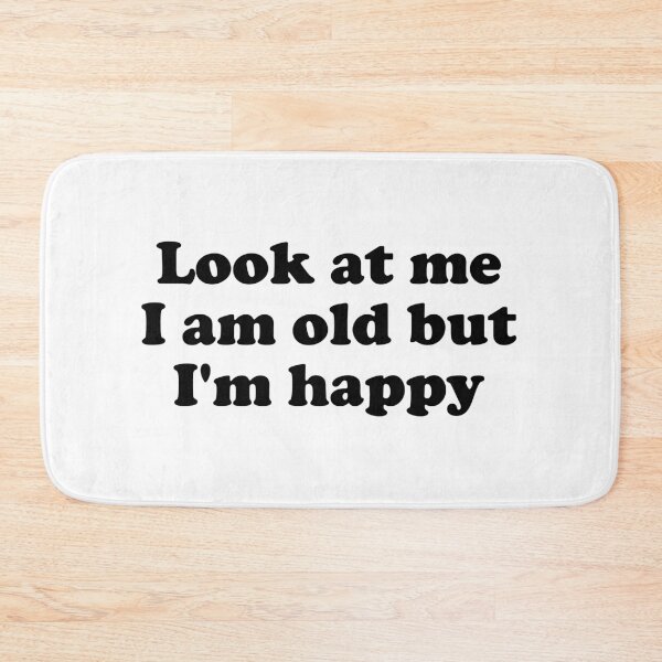 Item preview, Old but happy (black) designed and sold by didijuca.