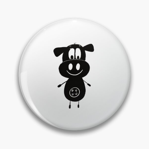 Item preview, Black and white cow designed and sold by KateCrafts.