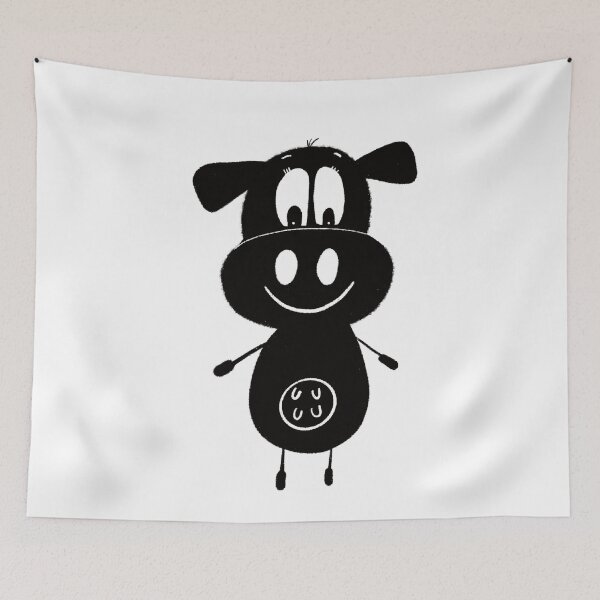 Item preview, Black and white cow designed and sold by KateCrafts.