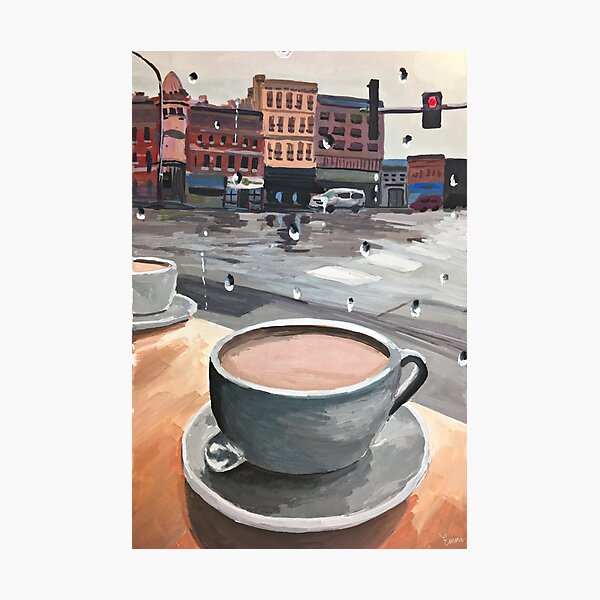 Item preview, Rainy Afternoon Coffee designed and sold by creeptonite.