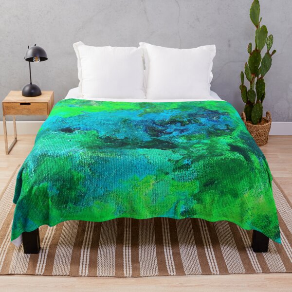 Item preview, Neon Green Genesis Abstract designed and sold by PaintedPuffer.
