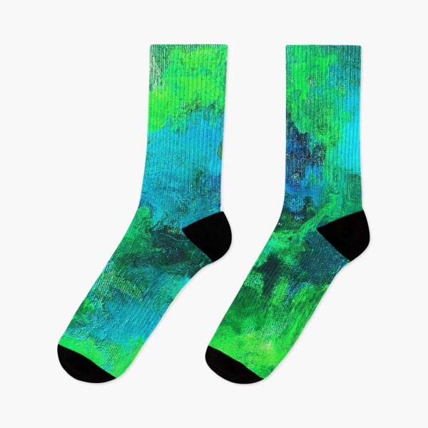 Item preview, Neon Green Genesis Abstract designed and sold by PaintedPuffer.