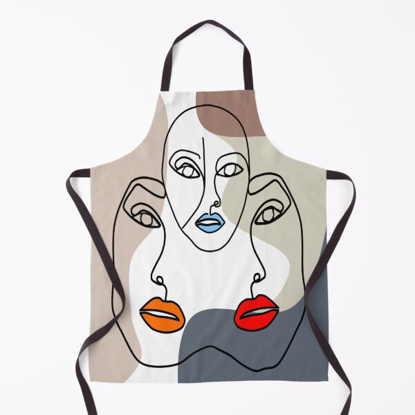 Item preview, Three-faces Abstract on a multi colored background. decorating, interiors designed and sold by jayne0524.