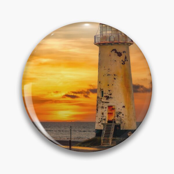Item preview, Sunset At The Point of Ayr Lighthouse designed and sold by AJEvans.