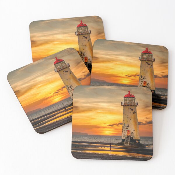 Item preview, Sunset At The Point of Ayr Lighthouse designed and sold by AJEvans.