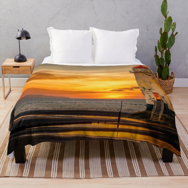 Item preview, Sunset At The Point of Ayr Lighthouse designed and sold by AJEvans.
