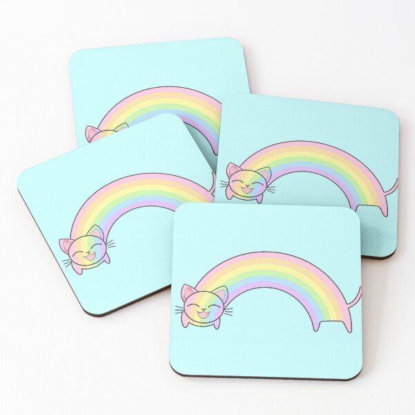 Item preview, Cat in rainbow colours designed and sold by Nishad4.