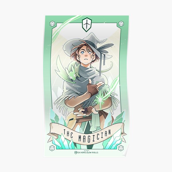 HHLR Tarot - Rook Lunera Poster