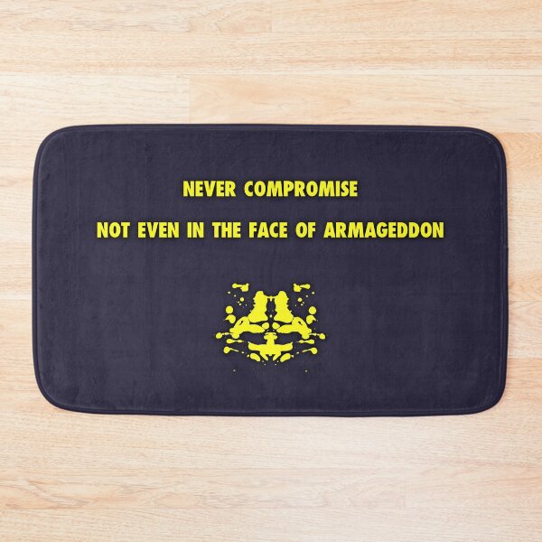 Item preview, Never Compromise Rorschach Watchmen Quote designed and sold by erikvanrent.