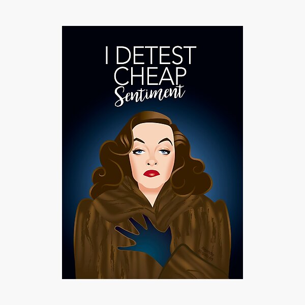 Cheap sentiment Photographic Print