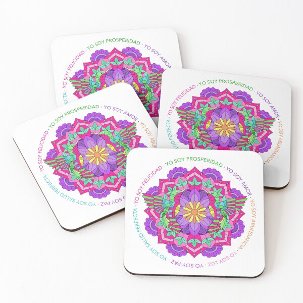 Item preview, HUMMINGBIRDS MANDALAS WITH DECREES designed and sold by STIKI SHOP.