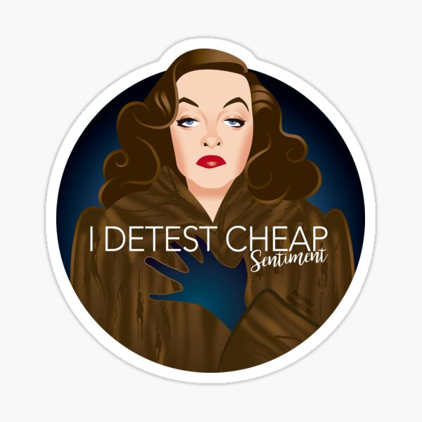 Cheap sentiment Sticker