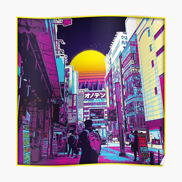 Neon Akiba Poster