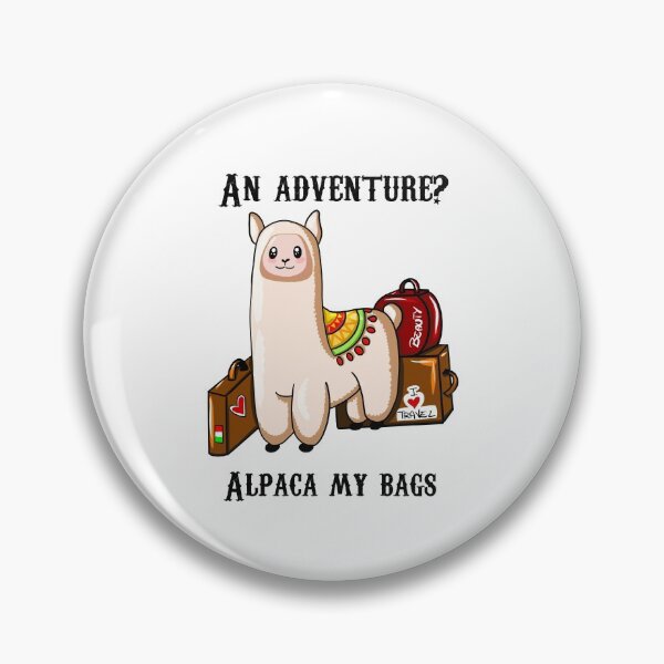 Item preview, An adventure?? Alpaca my bags designed and sold by lovingkakeart.