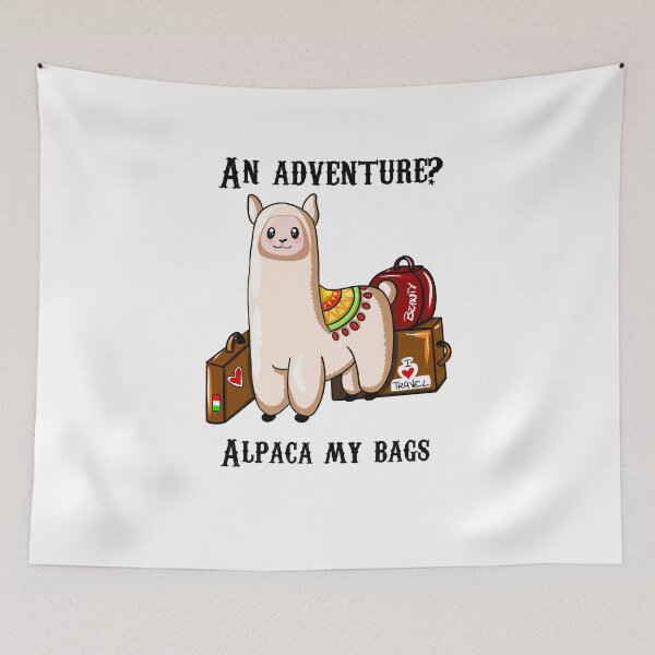 Item preview, An adventure?? Alpaca my bags designed and sold by lovingkakeart.