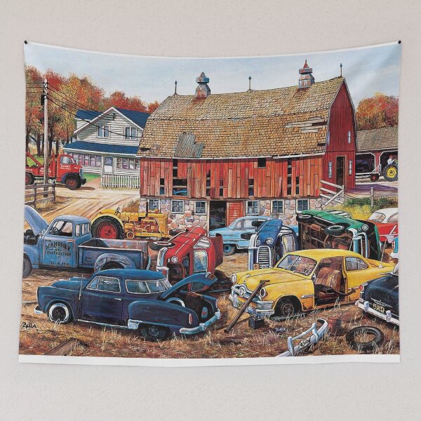 Item preview, Cars, Old Cars Painting, Old House, Van Car, Barn yard Cars, Classic Cars. designed and sold by Little. Roses.