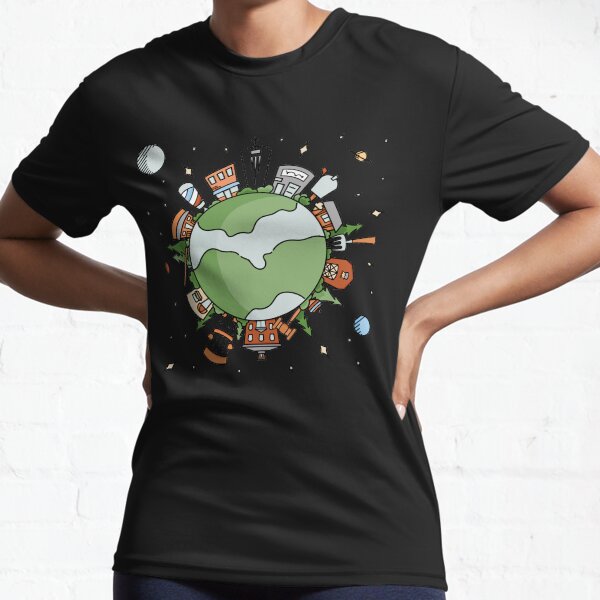 On Top of the World | Big Things Small Town Active T-Shirt