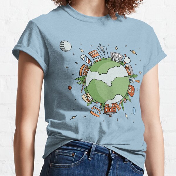 On Top of the World | Big Things Small Town Classic T-Shirt