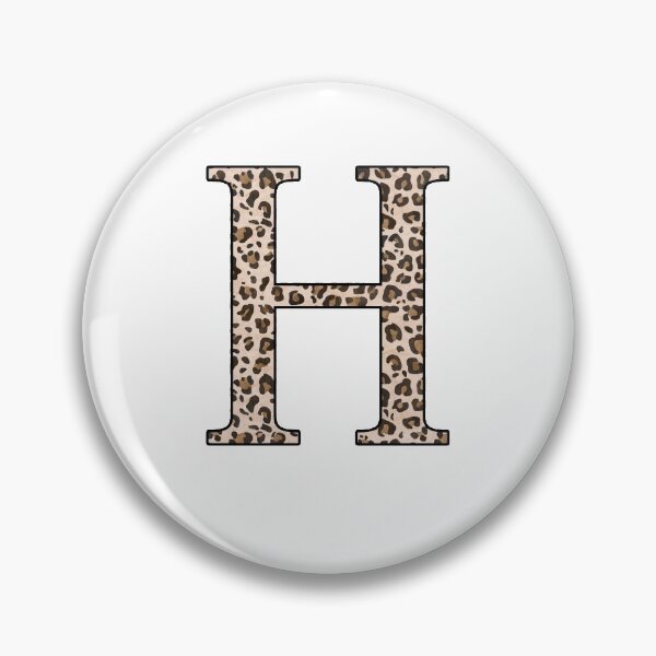 Item preview, The Letter Eta - Monogram in Leopard Print designed and sold by Bumblefuzzies.