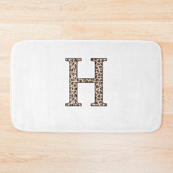 Item preview, The Letter Eta - Monogram in Leopard Print designed and sold by Bumblefuzzies.