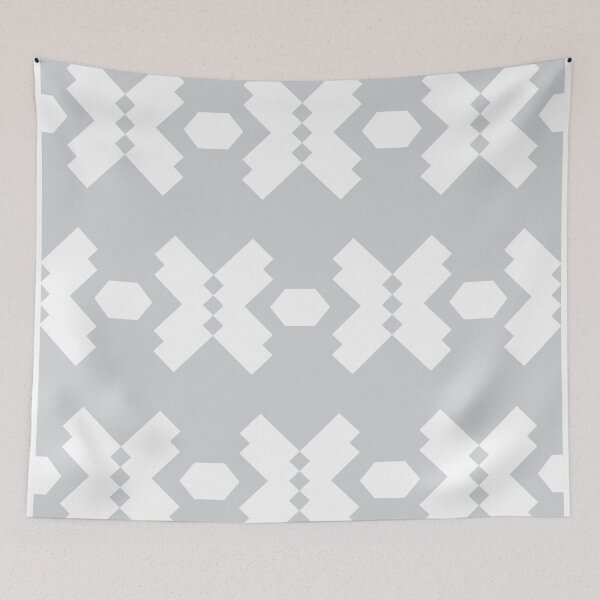 Item preview, X Marks the Spot - Dove Gray designed and sold by anitalizstudio.