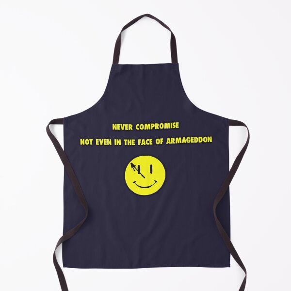 Item preview, Never Compromise Rorschach Watchmen Quote Smiley designed and sold by erikvanrent.