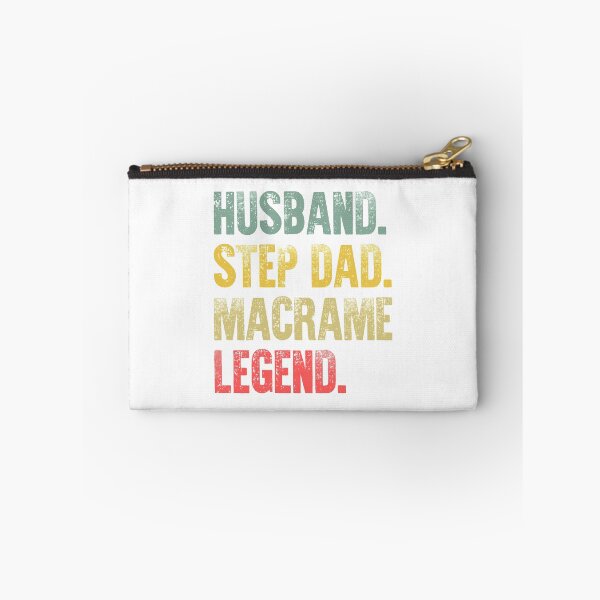 Item preview, Funny Men Vintage T Shirt Husband Step Dad Macrame Legend designed and sold by Bendthetrend.