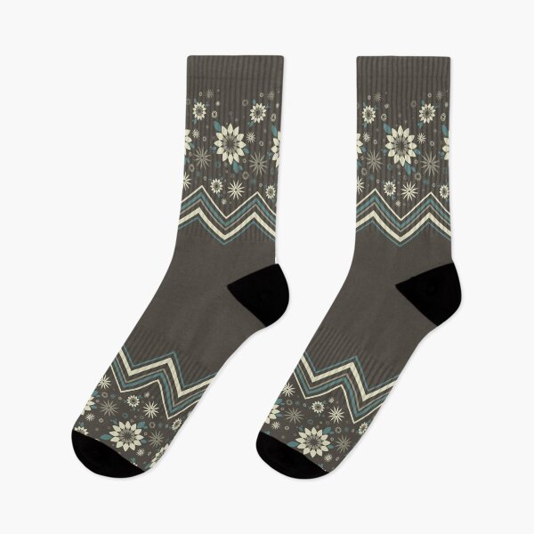 Item preview, Floral-geometric  ornament on a dark background. designed and sold by floraaplus.