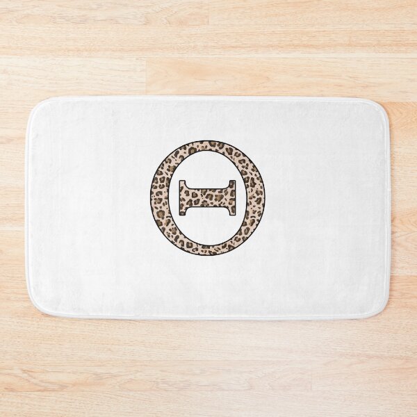 Item preview, The Letter Theta - Monogram in Leopard Print designed and sold by Bumblefuzzies.