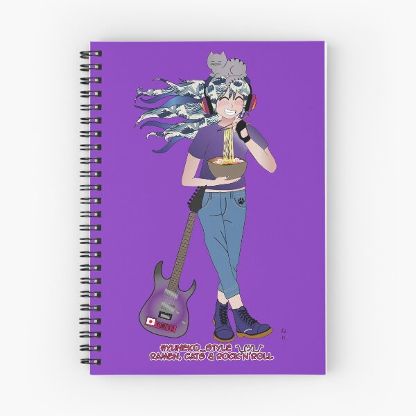 Item preview, Yuneko - Ramen, Cats & Rock'n'Roll designed and sold by hakomuradesign.