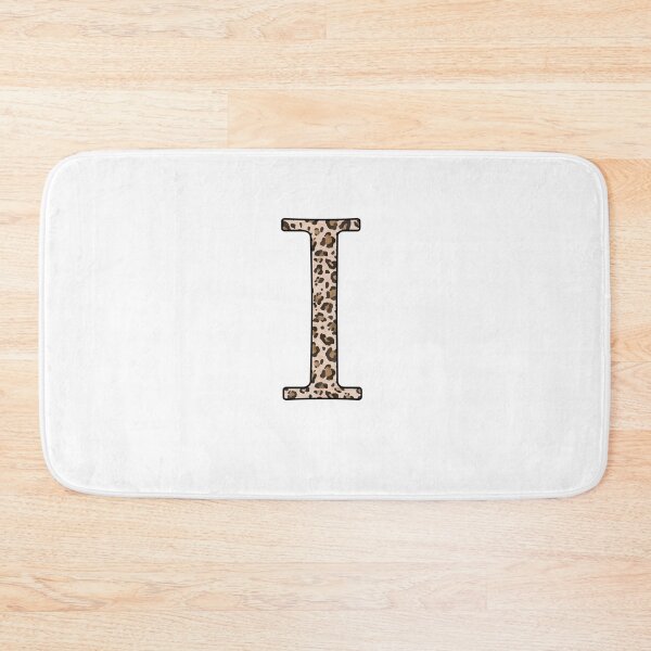 Item preview, The Letter Iota - Monogram in Leopard Print designed and sold by Bumblefuzzies.