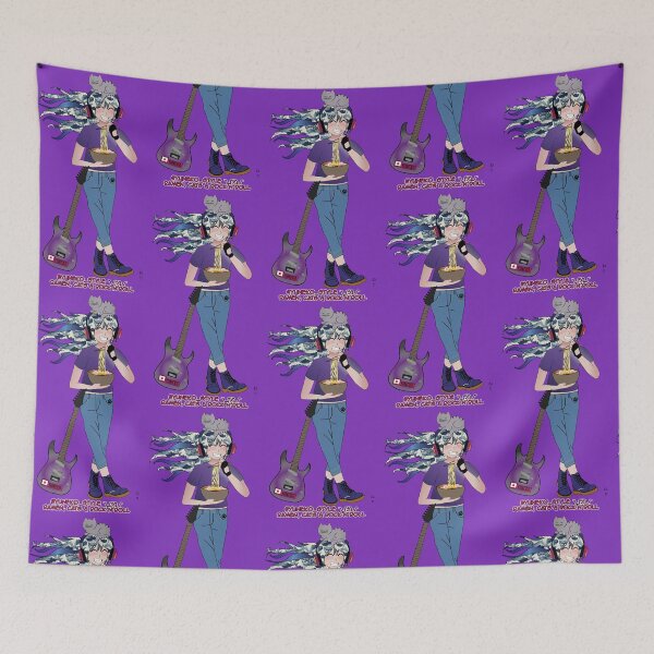 Item preview, Yuneko - Ramen, Cats & Rock'n'Roll designed and sold by hakomuradesign.