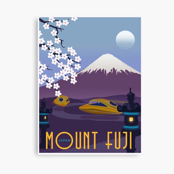 Race to Mount Fuji Canvas Print