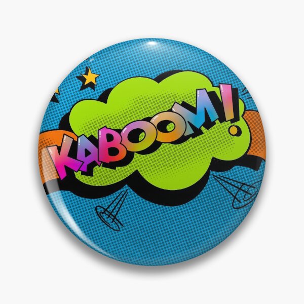 Pop Art Comic Kaboom! Pin