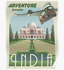 Adventure Awaits in India Poster