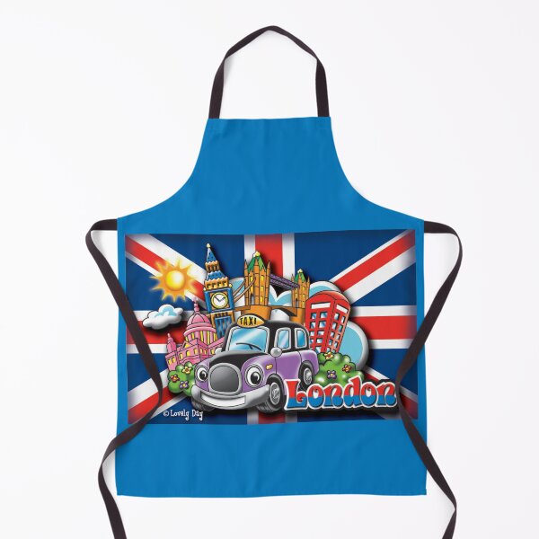 Item preview, London Magical Taxi Cab Famous Lovely Day Design-Blue theme designed and sold by Lovely Day.