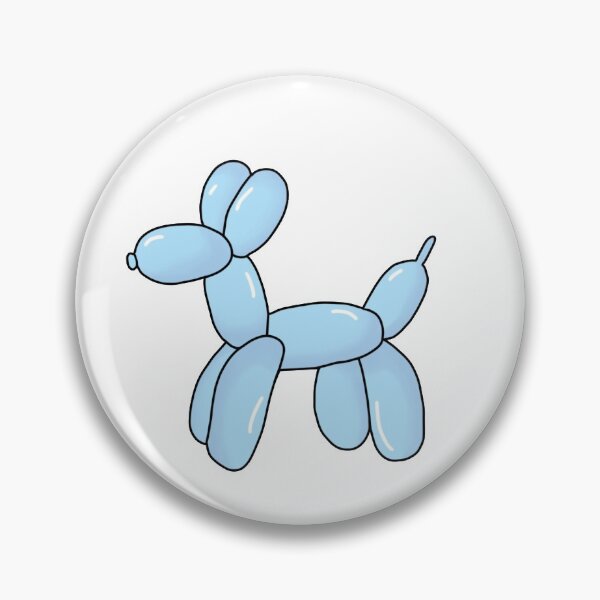 Item preview, Blue balloon dog designed and sold by amethyststicker.