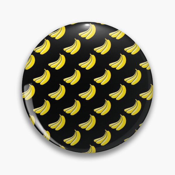 Item preview, Banana Bunches on Black background designed and sold by Bradford Adams.