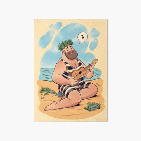 The Warm Calendar 2020 April Art Board Print