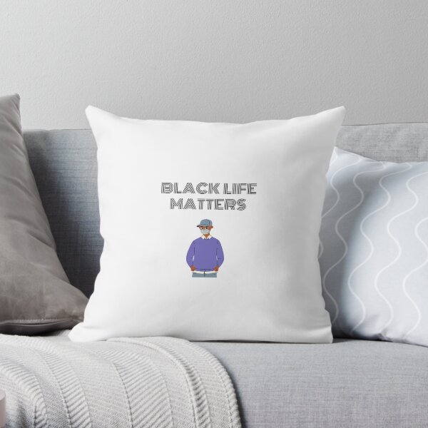 Black Life Matters Throw Pillow