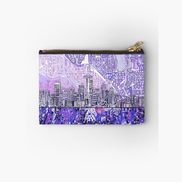 Item preview, seattle skyline abstract designed and sold by BekimART2.