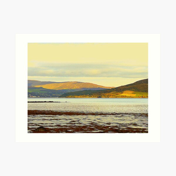 Looking From Rathmullan Across Lough Swilly Art Print
