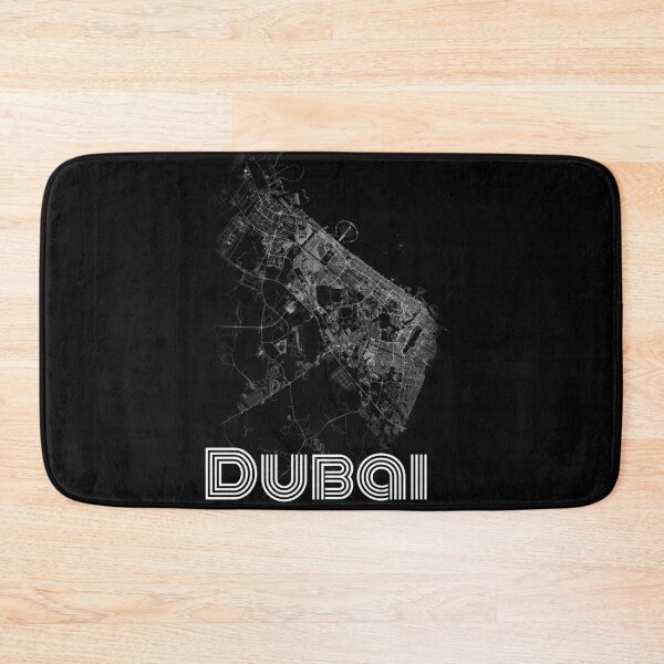 Item preview, DUBAİ city road map black and white artistic simple , complex  designed and sold by rashadat.