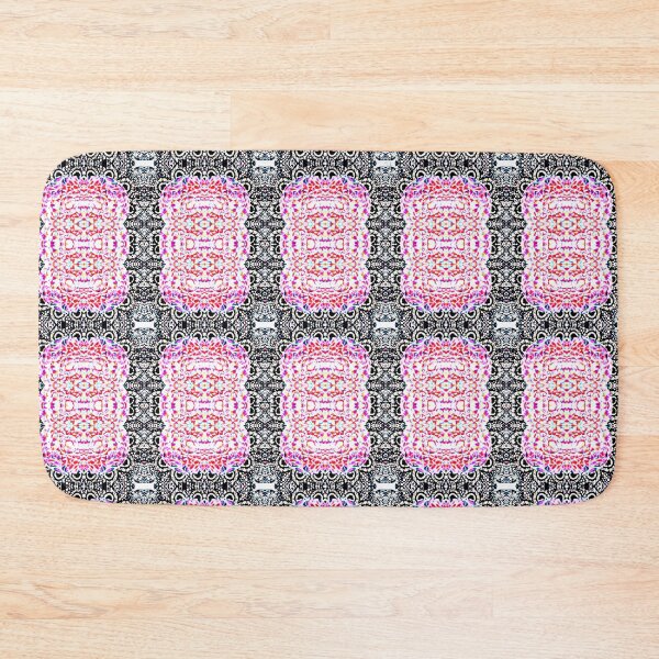 Item preview, Girly mandala pattern design, pink and black designed and sold by Nma-ArtBrand.