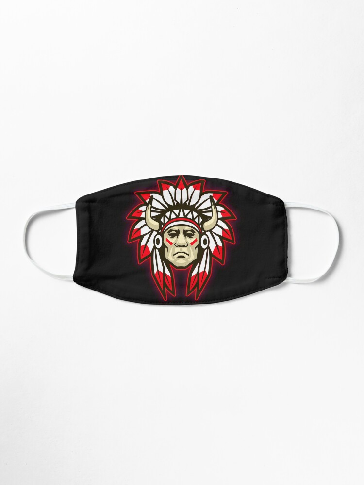 Alternate view of Native American Face Mask Mask
