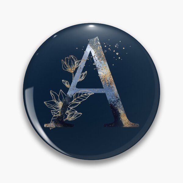 Item preview, Floral Initial Letter A, Monogrammed designed and sold by PinkLotusArt.