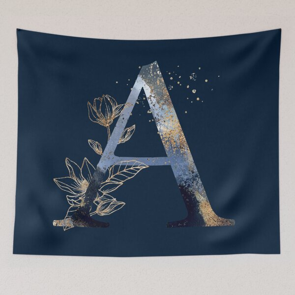 Item preview, Floral Initial Letter A, Monogrammed designed and sold by PinkLotusArt.