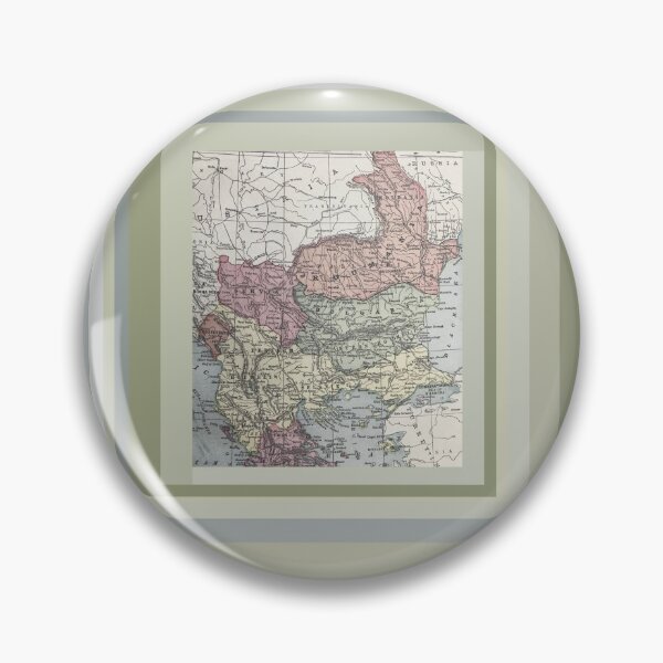 Item preview, Turkey Romania Bulgaria Syria antique map of Eastern Europe designed and sold by djrunnels.